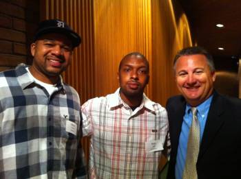 New members Mark Schaffer & Ken Estell with speaker Chris McClatchey